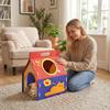 Cat House Indoor Enclosure Pet House Multi-Hole Pet Cave Nest For Cats Dogs Kittens Puppies Indoor Home Bedroom Living Room