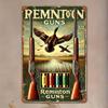 Wall Art Duck Hunting Themed Vintage Remington Ad Retro Sign Iron Product Suitable for Hotels Truck Stops for Man Cav