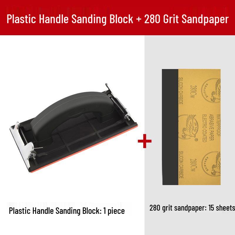 Handmade Sandpaper Holder Wall Sanding Block Clip Tool
