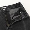AMERI 23Stainless Steel 02320891290 Black Ruffle Hem Denim Bottoms 25 blackUsed