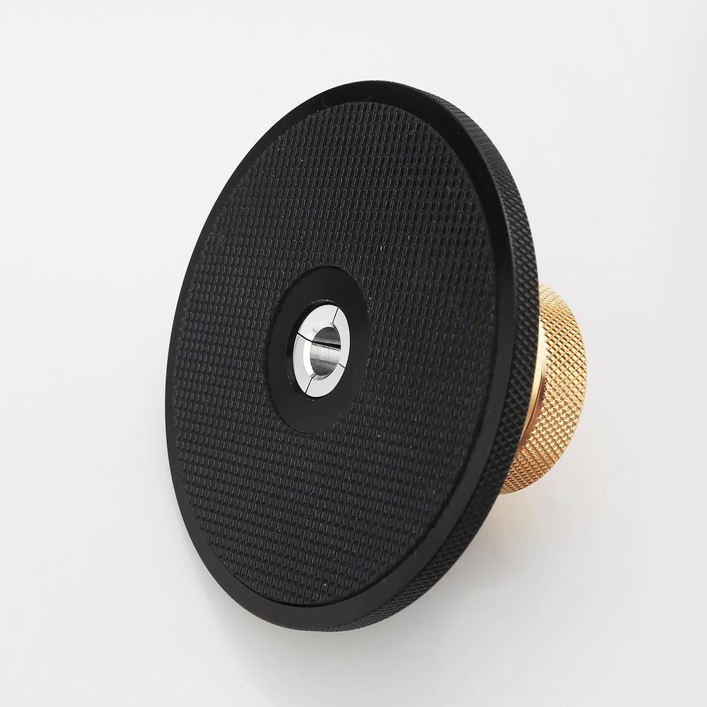 Audiocrast Lockable Black Gold Turntable Vinyl Record Stabilizer