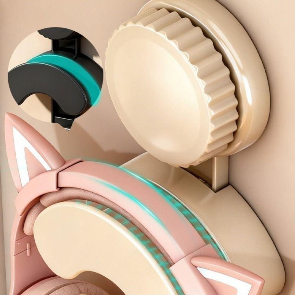 4 Piece Plastic Gaming Headset Display Rack Non Slip Controller Holder Earphone Hook Bathroom