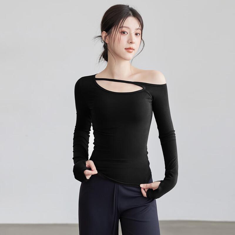 Youyou Women s Long-Sleeve Fitness & Yoga Top M