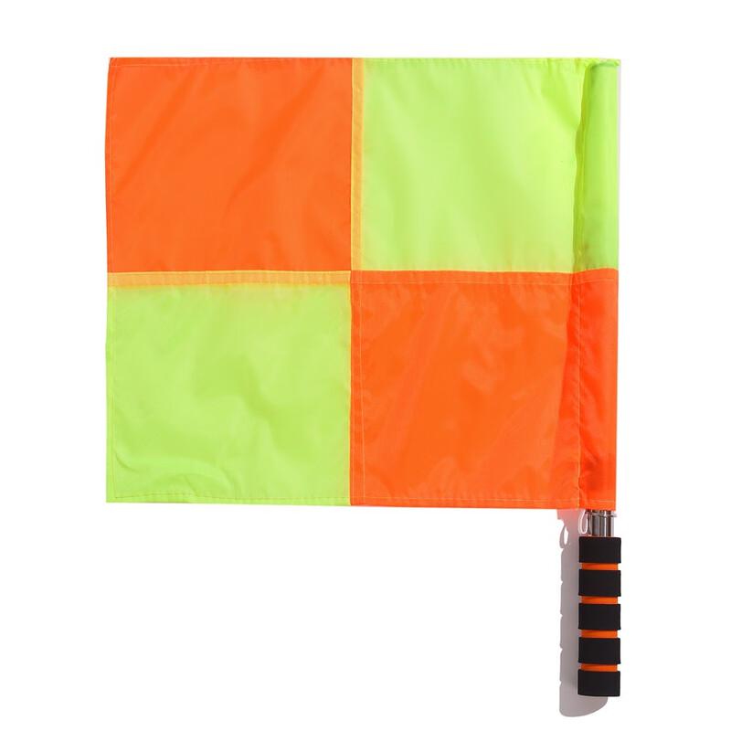 WEZHO Referee Linesman Flag with Stainless Steel Pole