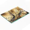 Glass Kitchen Chopping Board with Decorative Dandelion Graphics 80x52 Cm