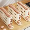 4 Layers Auto Rolling Egg Holder Rack Fridge Egg Storage Box Container Kitchen Refrigerator Egg Dispenser Fridge Organizer
