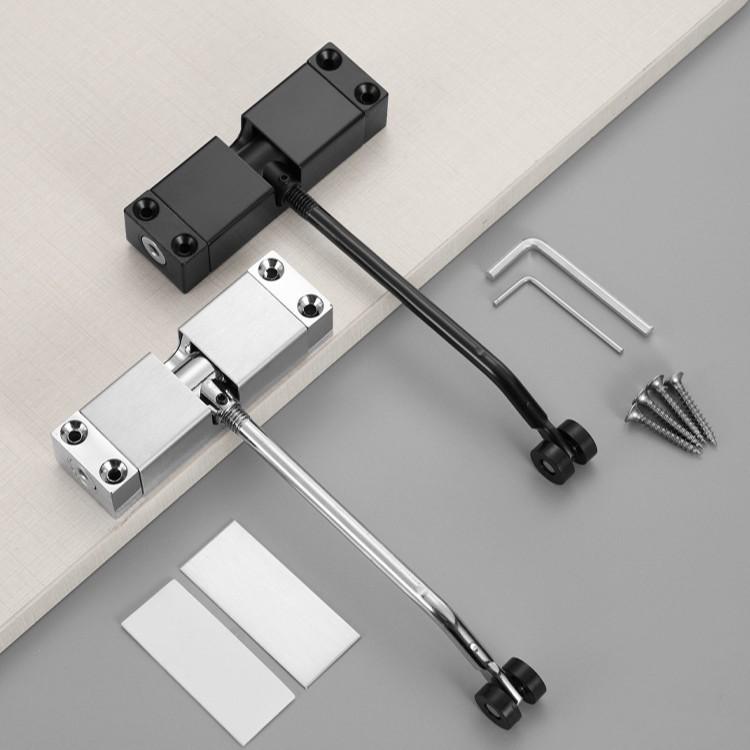 Automatic Wooden Door Closer with Spring Buffer for Smooth Rebound