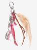 Doffsept Signature Plume Key Ring In Pink