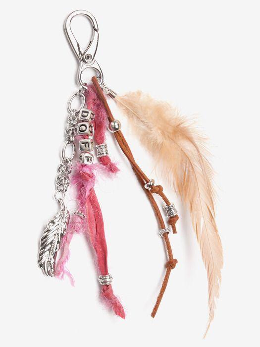 

doffsept Signature Plume Key Ring in Pink F