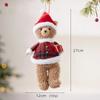 2026 Christmas Decoration News Cute Bear Dolls Pendant Christmas Tree Hanging Oranment Navidad New Year Home Decor Kids Gifts