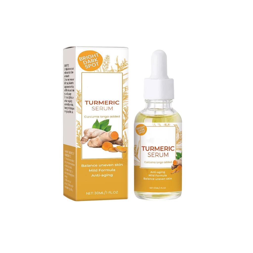 Gesichtsreiniger, schäumender Gesichtsreiniger + Kurkumaserum, Hautpflege, Tiefenreinigung, Feuchtigkeitsspendend für jede Haut, 30 ml
