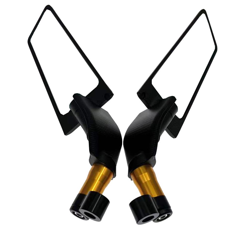 Motorrad Rückspiegel Verstellbare Drehende Seitenspiegel Universelle Passform für Honda CB125R CB150R CB250R CB300R CB250X CB
