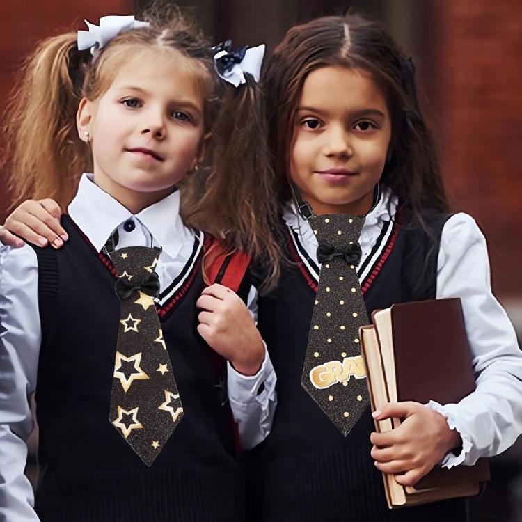 Modische Sternen-Gestrickte Krawatte für Kinder für Abschlussfeiern Partys