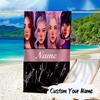 Custom Name Kpop Group Fashion Microfiber Beach Towel Super Soft & Absorbent for Bath, Beach, Travel  Bath Time Accessory, Fan Gifts