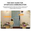 ICSEE 3-Lens WiFi Surveillance Camera with Warning Light for Indoor/Outdoor Use