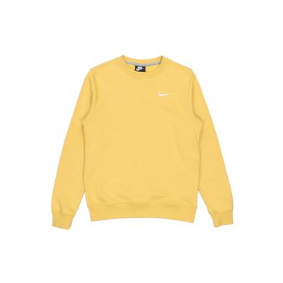 FW21 Solid Color Fleece Lined Thermal Pullover Sweatshirt Men's Yellow 916609-761
