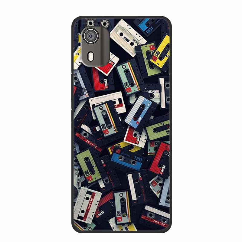 Case For Nokia C02 Luxury Soft Silicone TPU Black Phone Cover for Nokia C02 C 02 NokiaC02 Funda Lovely Shockproof Bumper Coque