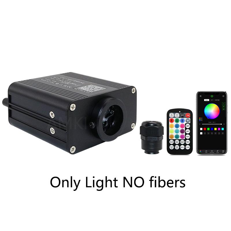 16W RGBW Twinkle Starry Sky Car Roof stars Fiber Optic Light  Music control Led Star Roof Car Interior Ambient Atmosphere Light US home plug