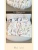 Japanese-Style Cute Cat Print Cotton Pajamas for Women, Long-Sleeved Home Set for Spring & Autumn