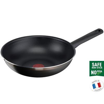 Bistro titanová nepřilnavá pánev Wok (28 cm) Vhodné do myčky v troubě Bez PFOA Hnědá