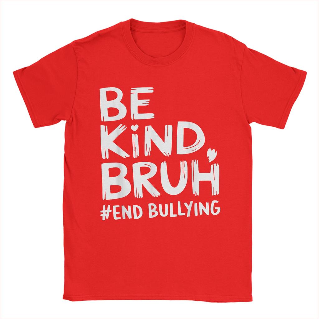 Oversized T-Shirt Beach Be Kind Bruh Unity Day Orange Kids Anti Bullying Week 2025  Tshirt for Men's Cheap Short Sleeve Tees