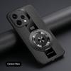 Hülle Für Oppo Reno 15 Pro Reno15 F 15 FS 5G Magnetischer Halter Luxuriöse Leder Handyhülle Ring Schale Silikon Stoßfester Stoßfänger