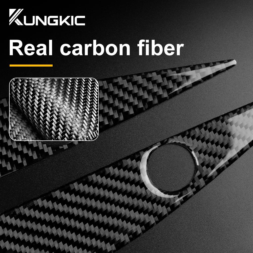 Real Carbon Fiber Trim For Subaru BRZ Toyota GR86 2021 2022 2023 2024 Car Door Bumper Strip Sticker Edge Guard Scrape Protector