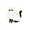 Fashionable Ghost Black Cat Lapel Pin For Men And Women Ideal For Halloween Decorations