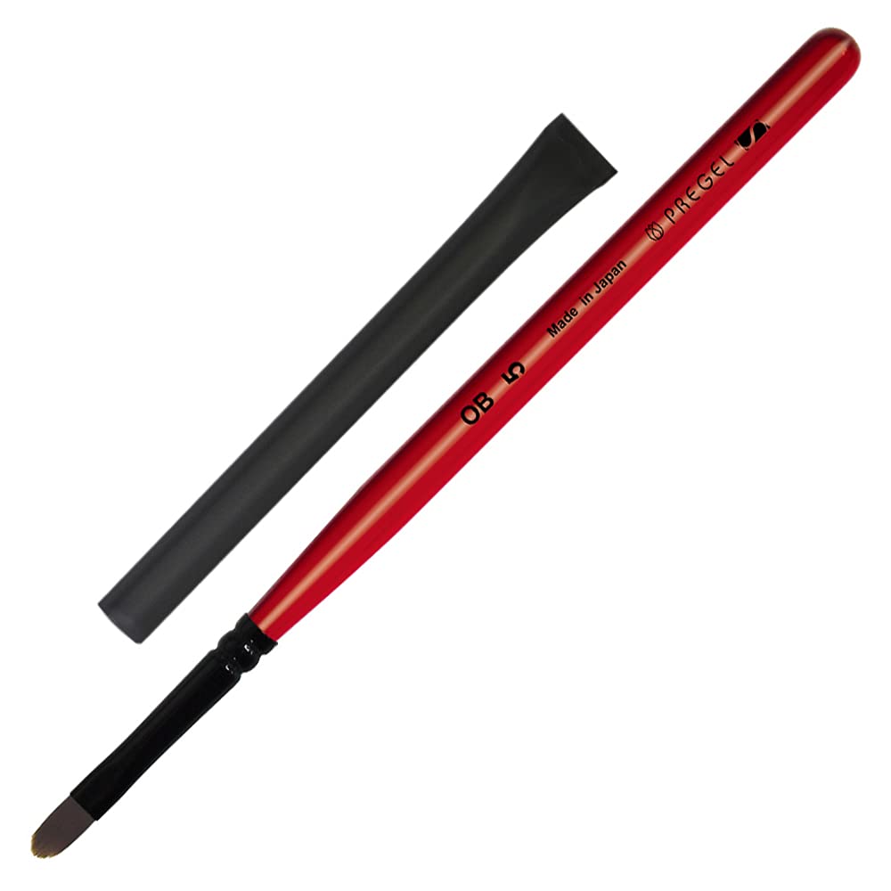 

Prigel Nail Brush OB 5 Flat Brush красный
