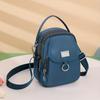 Borsa a tracolla con cerniera tinta unita, Portamonete versatile, Borsa a spalla da donna per lo shopping