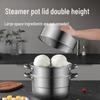 Chui Da Huang 3-Tier 304 Stainless Steel Steamer Pot