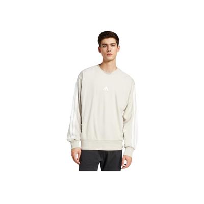 adidas Essentials Bluza French Terry z 3 paskami Wonder Alumina/Biała Męska Streetwear JE6377