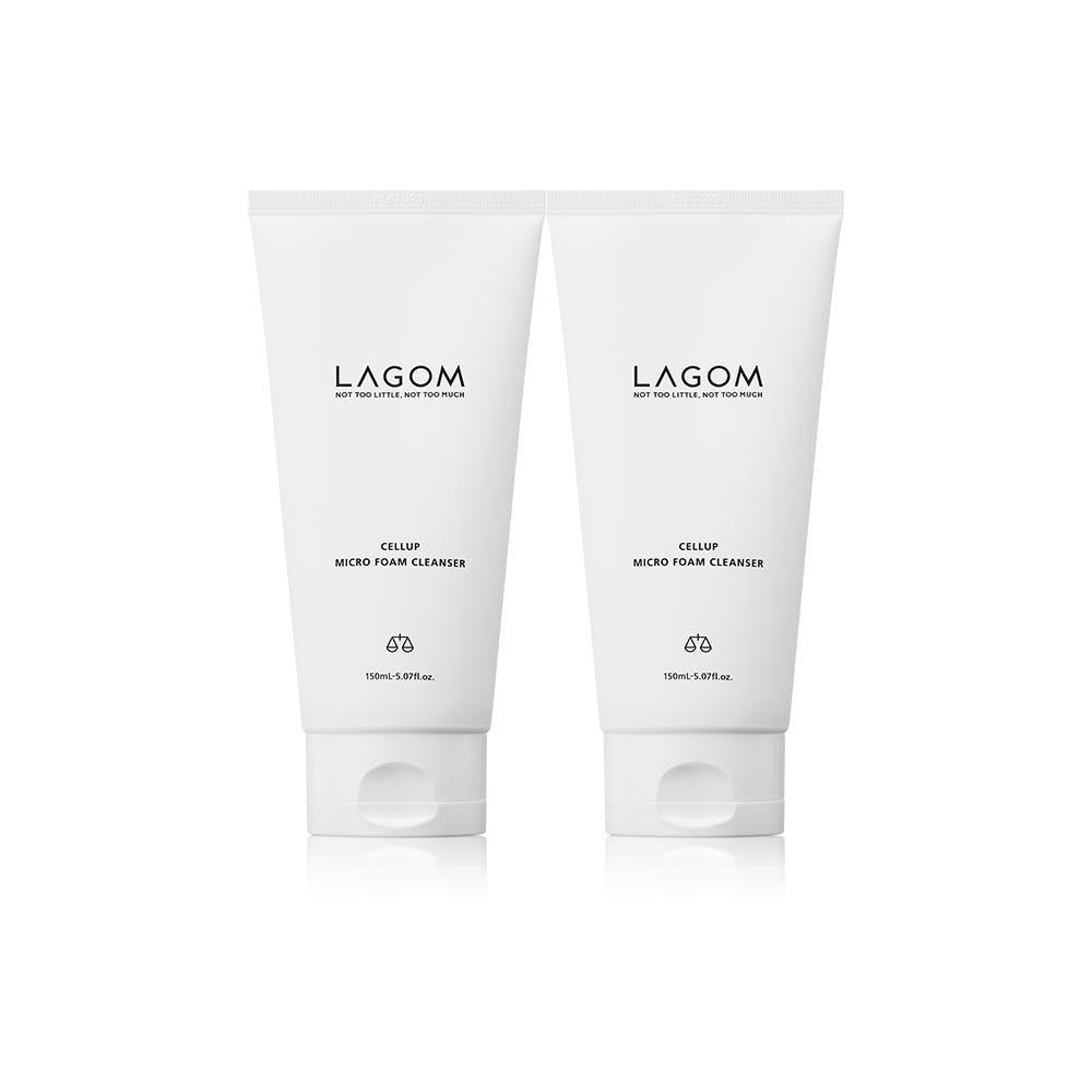 LAGOM Cellup Micro Foam Cleanser 150ml x 2ea Deep Cleansing Fine Dust Removing