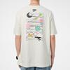 T Shirts Men's Ecru Crew Neck Moderate Straight Fit 533039-73