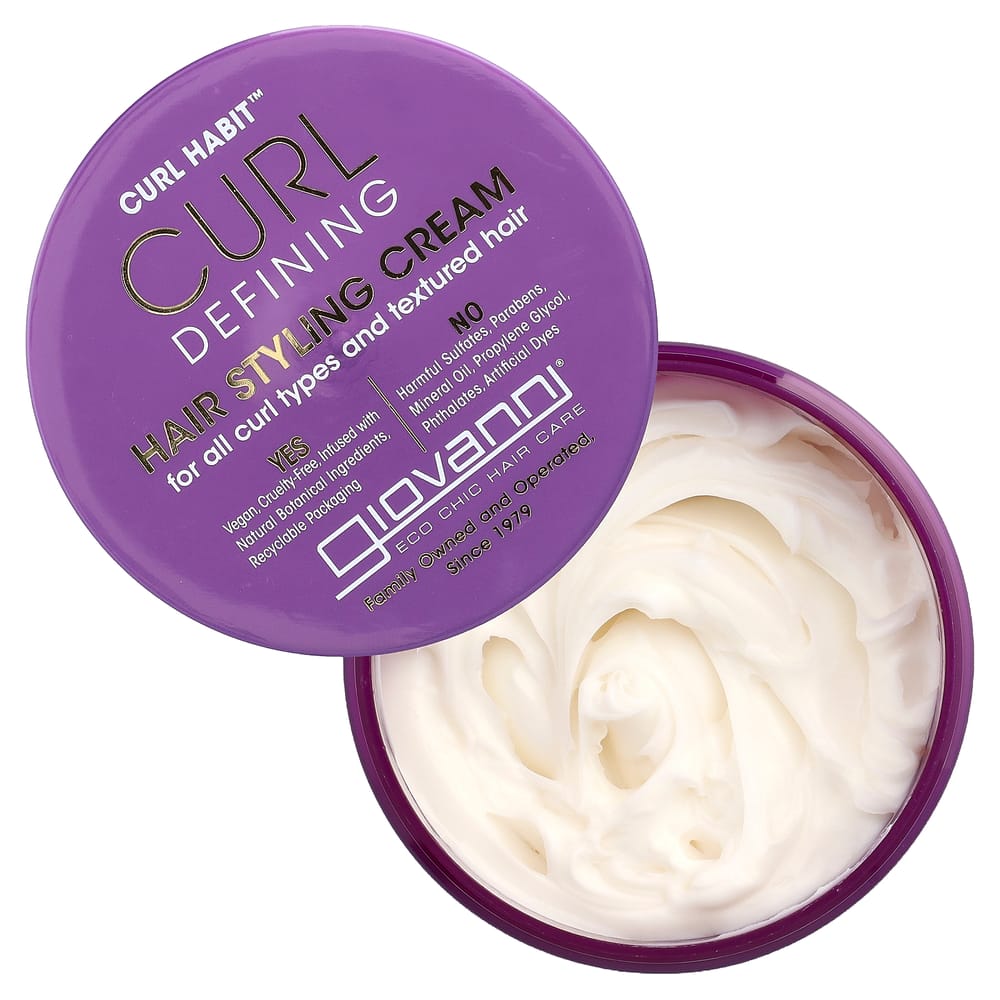 Giovanni Curl Habit Curl Defining Hair Styling Cream, Suitable for All Curl Types, 295ml (10 fl oz)