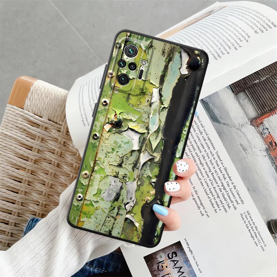 

Case for Xiaomi Redmi Note 12S 9s 10S 11S 11 13 12 Pro Plus 10 9 8 Pro Funda Phone Cover Fashion Rust Redmi Note 9 Pro