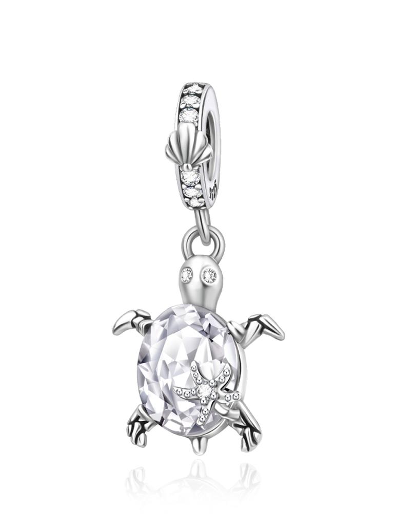 New Copper 12 Colors Sea Turtle Series Pendant Fine Jewelry Charm Fit Genuine Original Diy Bracelet Accessories Women Jewelry