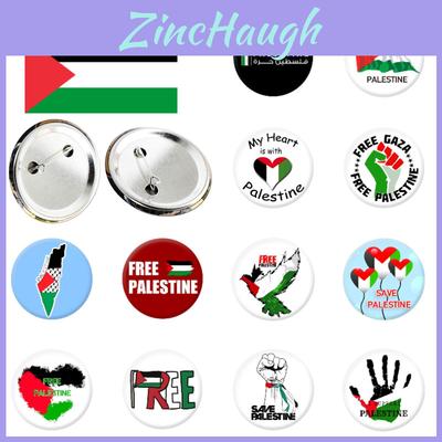 Palestina Vlajka Znak Odznak Horký Prodej Železný Přeshraniční Na