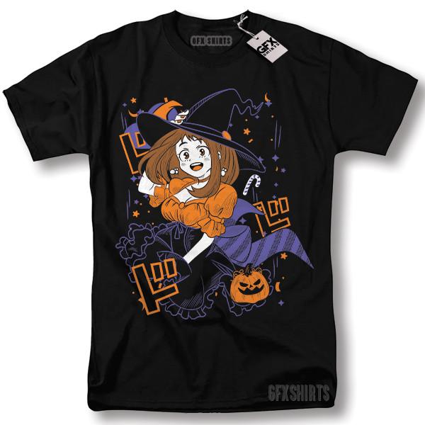 My Hero Academia Ochako Uraraka Shirt Anime Cosplay Halloween Manga T-Shirt Unisex T-Shirt XXXXL