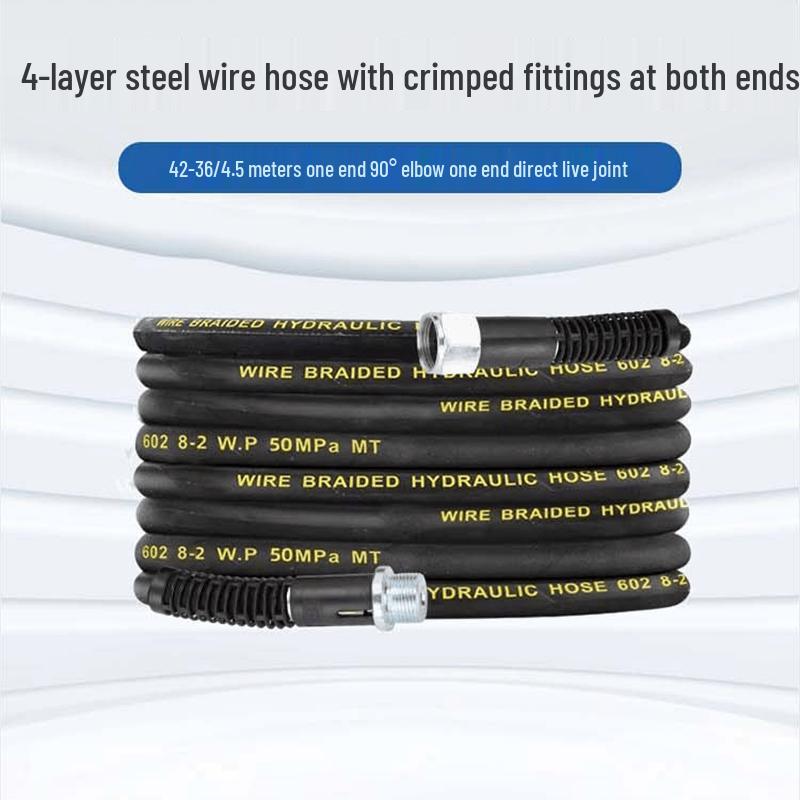 Buzhengsisi 4-Layer Steel Wire Hydraulic Hose