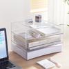 Solid Desktop Storage Rack Plastic Drawer Desk Organizer A4 Paper Sorting Box  Collection Utensils
