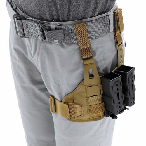 LayLax compact leg panel BK mall compatible magazine pouch holster compatible