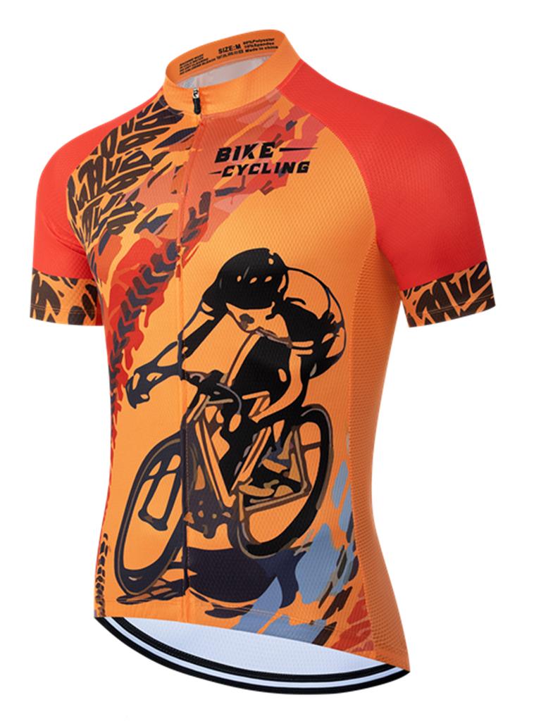 2026 New Men Summer Short Sleeve Set Breathable Racing Sport MTB Bicycle Clothes Outdoor Bike Uniform  2026 Breathable Cycling Suit Set