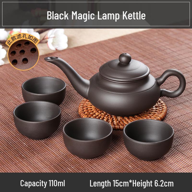 Small Capacity Yixing Xishi Pot: Handmade Purple Clay Teapot with Filter - Antique Style Kung Fu Tea Set