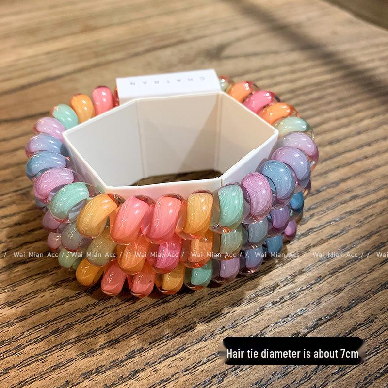 2024 Premium High-Elastic Hair Tie: No-Trace, High-End Ponytail Rubber Band Accessory