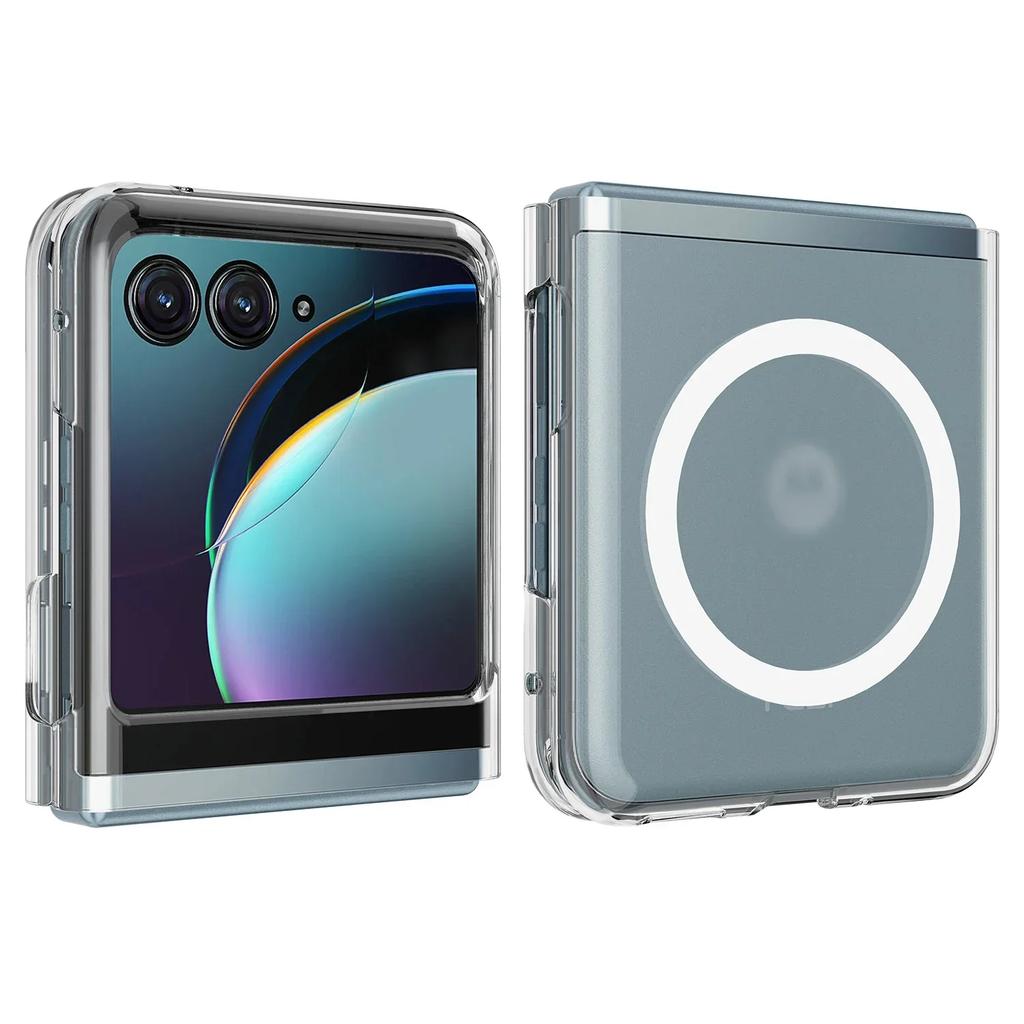Vysoce HD Průhledný Kryt na Telefon Pro MOTO RAZR 60 Pro Ultra 50 40 Plus Magnetický Bezdrátové Nabíjení Ultra Tenký Ochranný Kryt