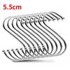 20/10pcs S-shaped Hook Stainless Steel Multi-function Hanging Hooks Household Kitchen Bathroom Clothing Hanger Organizer Tools