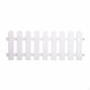 Picket Garden Fence Panels PVC Long Lasting Simple Connect for Vegetable Patches