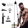 Heavy Tricep Rope Cable Attachment with LAT Pulldown System, Home Gym Cable Pulley Machine for Arm, Back, Shoulder and Triceps Strength Training