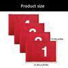 4Pcs Tear Resistant Numbered Golf Flag Golf Training Course Putting Green Flag for Yard Backyard Garden Practice